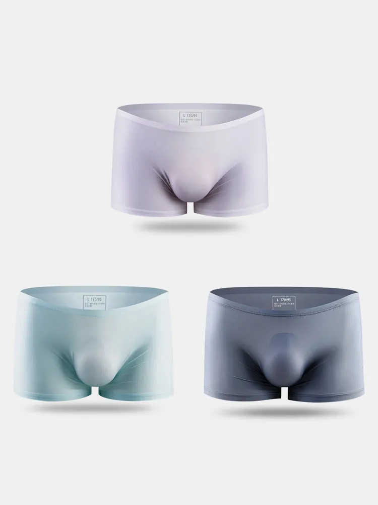 3 Pack 3D Seamless Support Pouch Men's Underwear