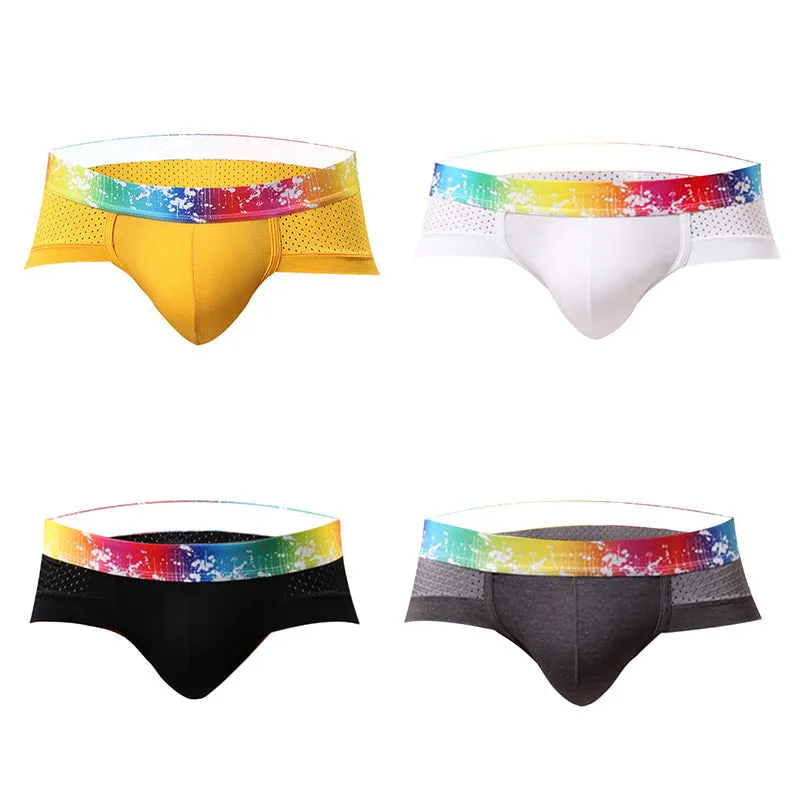 4 Pack Breathable Modal U-convex Pouch Briefs