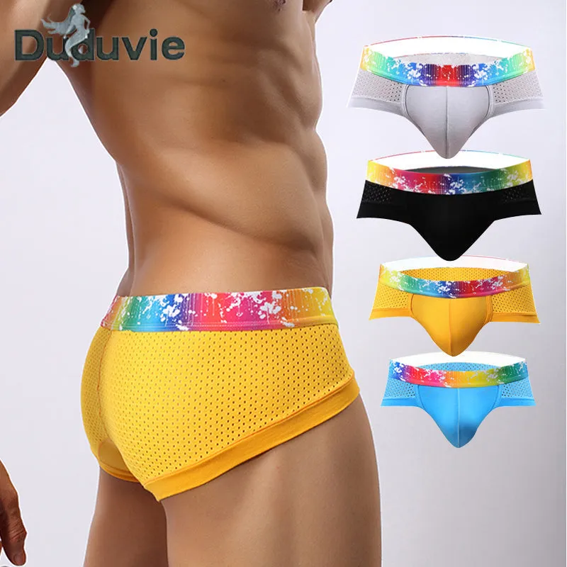 4 Pack Breathable Modal U-convex Pouch Briefs