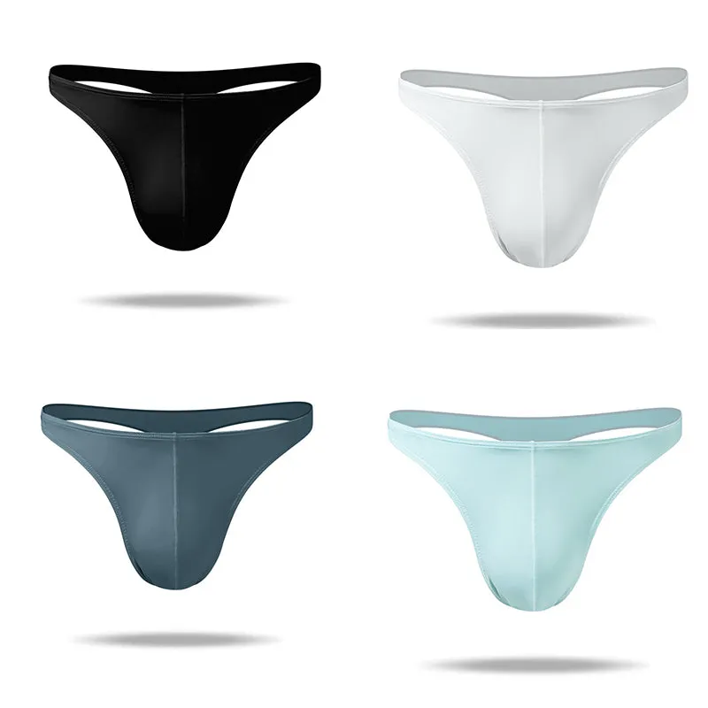 4 Pics Newest Superior Ice Silk Cool Comfortable Men's Thong-🔥AMAZING DISCOUNT 🔥‼ LIMITED TIME OFFER 😍 !