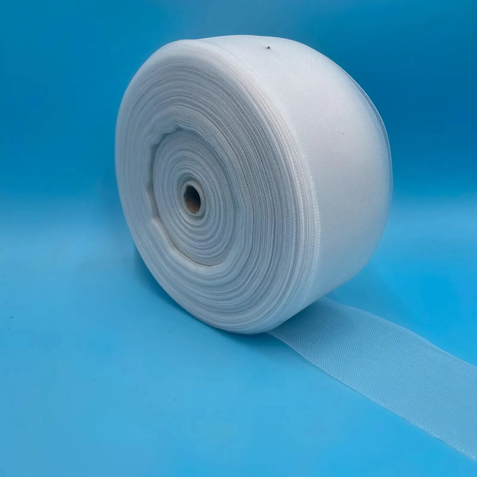 4" Clear Translucent Woven Crinoline Buckram 100 Yard Roll