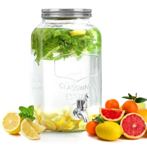 ABOUT SPACE 4 Litre Glass Juice Dispenser