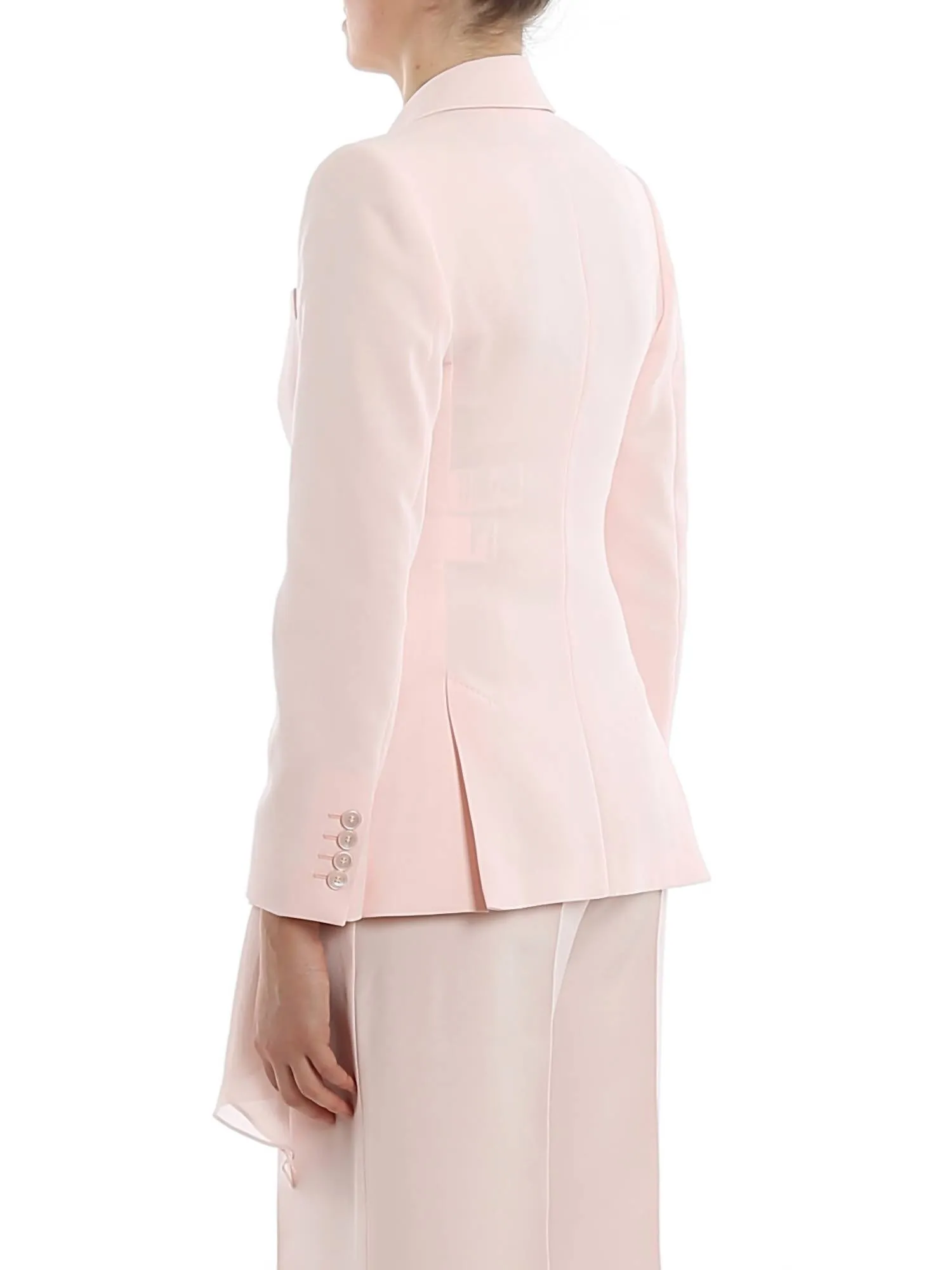 Adele Cotton Blazer in Pink