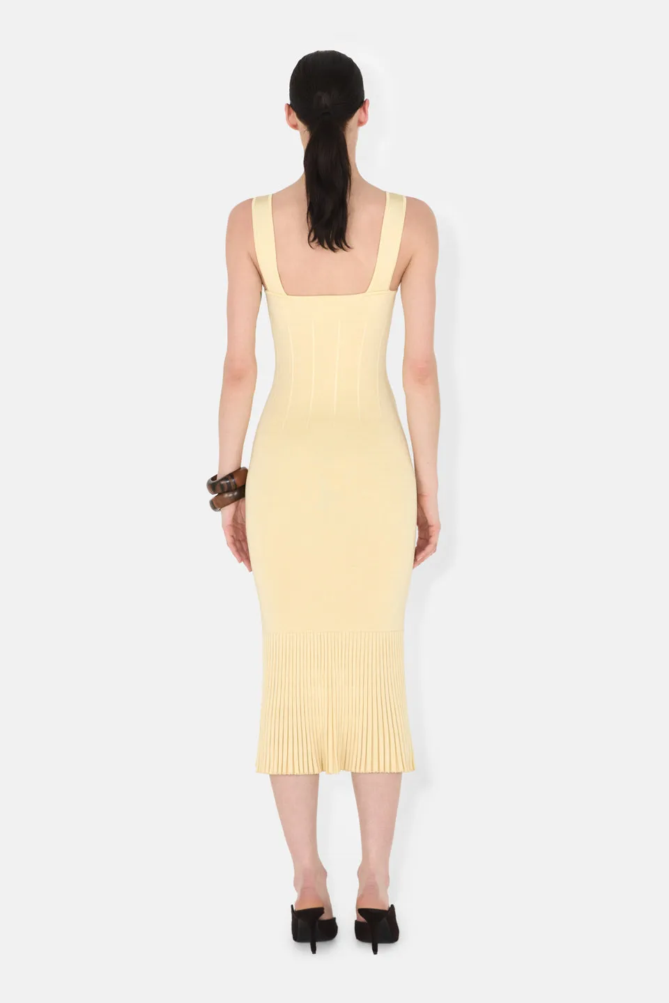 ATALANTA SHORT DRESS - CAMOMILE