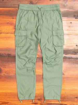 Back Sateen Cargo Pants in Olive