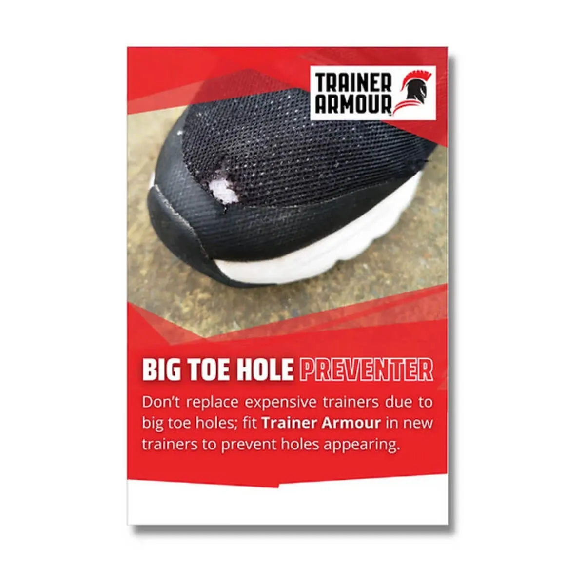 Big Toe Hole Preventer Patches