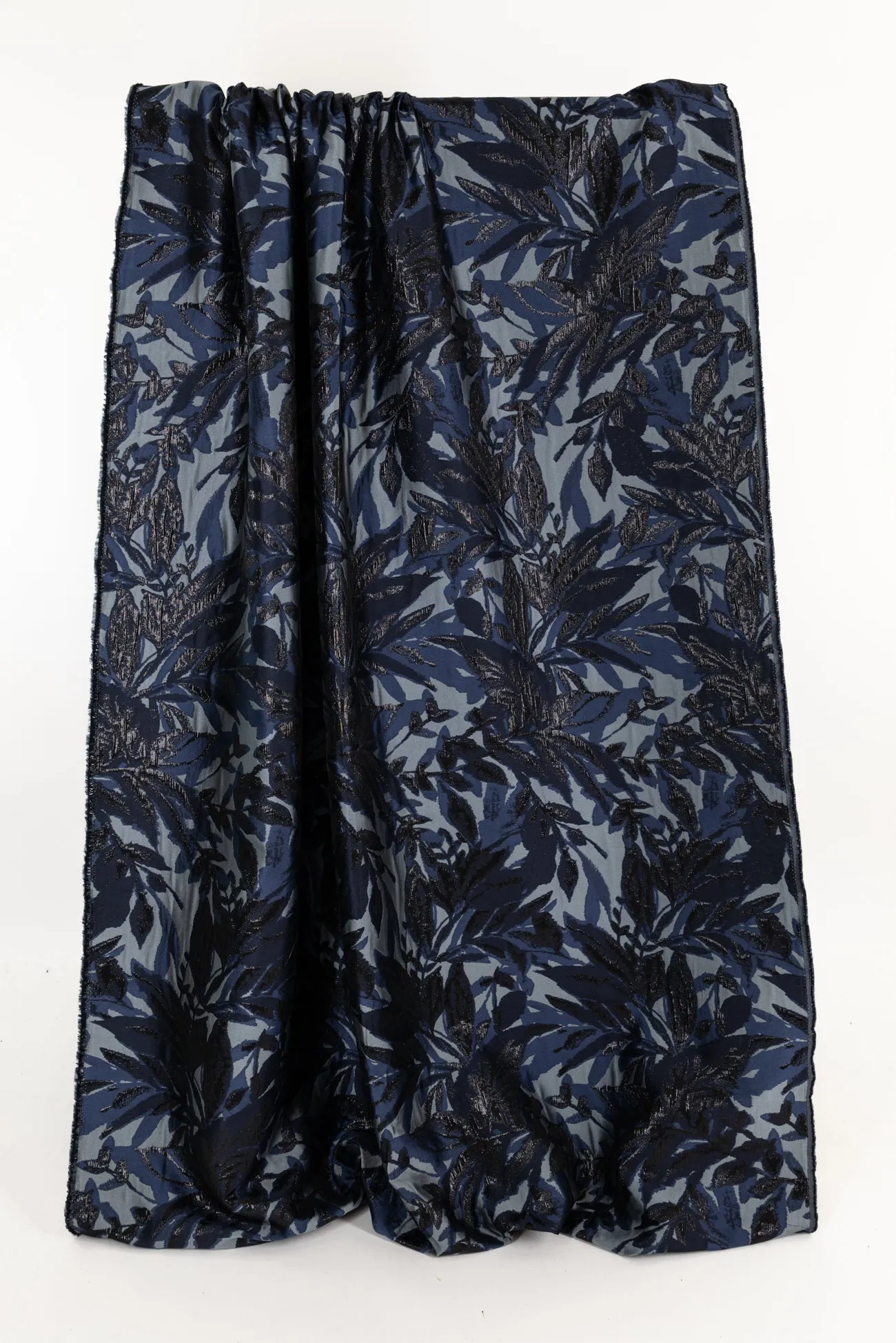 Blue Ferns Jacquard Woven - ENDCUT