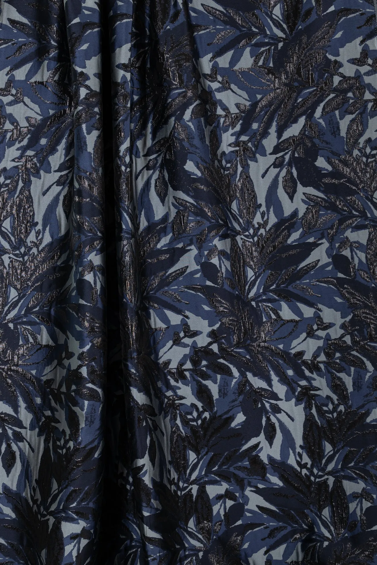 Blue Ferns Jacquard Woven - ENDCUT