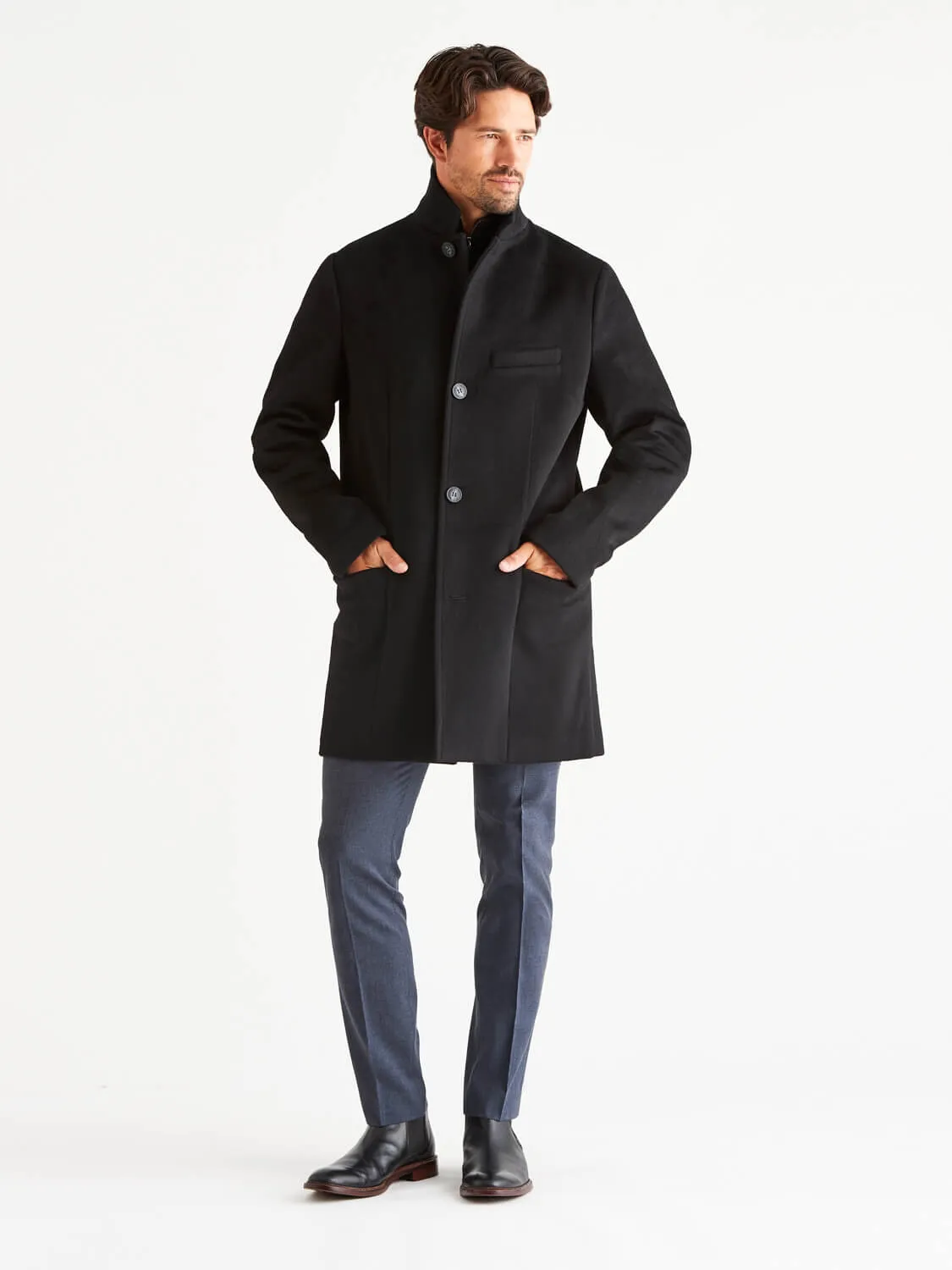 Bordin StormLux™ 100% Cashmere Overcoat