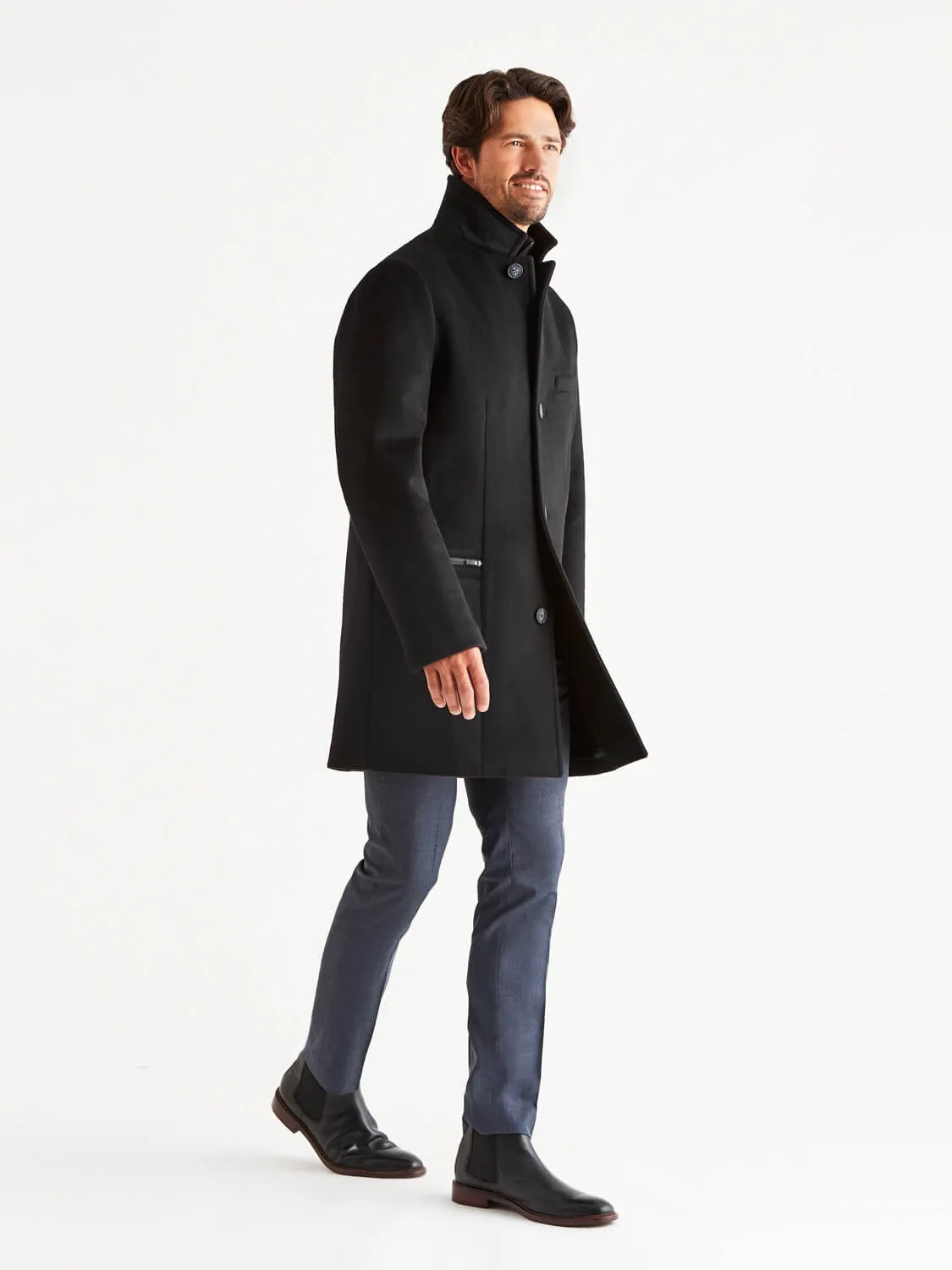 Bordin StormLux™ 100% Cashmere Overcoat