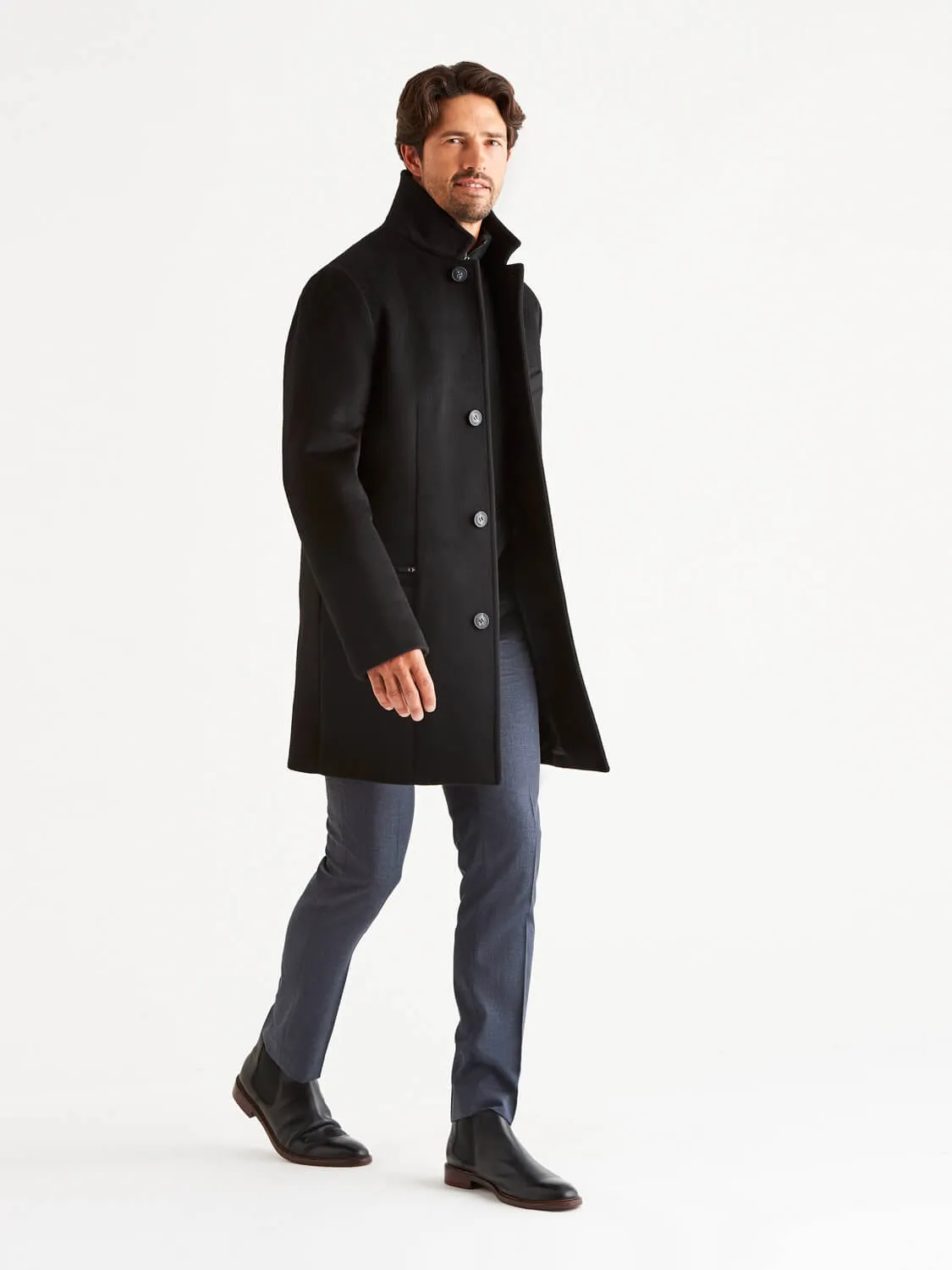 Bordin StormLux™ 100% Cashmere Overcoat