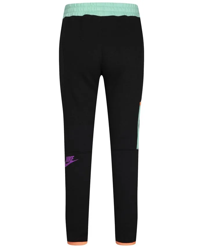 Boys Sportswear Illuminated Nike Graphic Pants Black