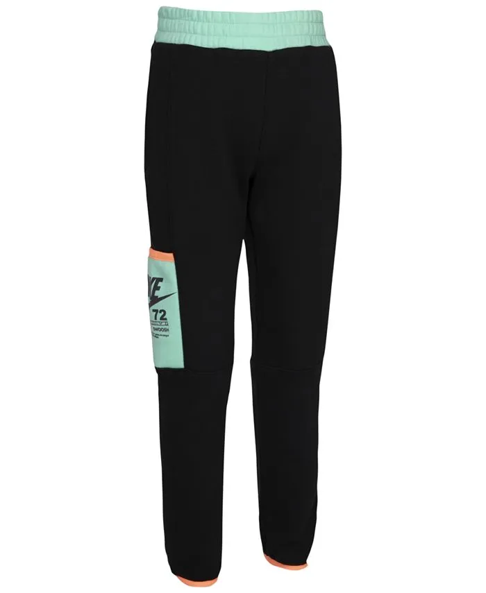 Boys Sportswear Illuminated Nike Graphic Pants Black