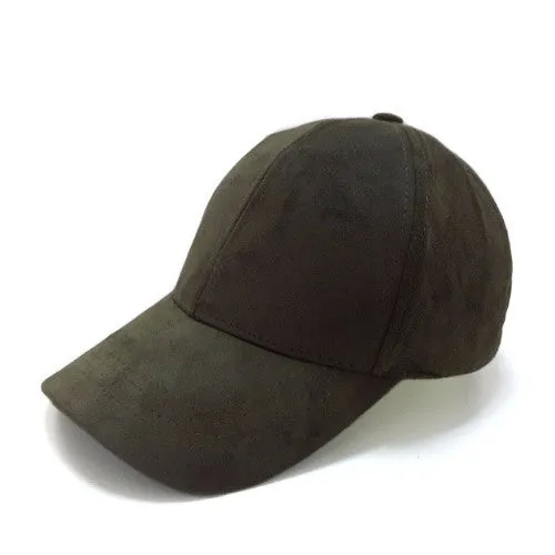 Classy Men Suede Cap Army Green