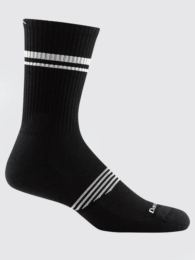 Darn Tough 1103 Element Crew Light Cushion Mens Socks - Black