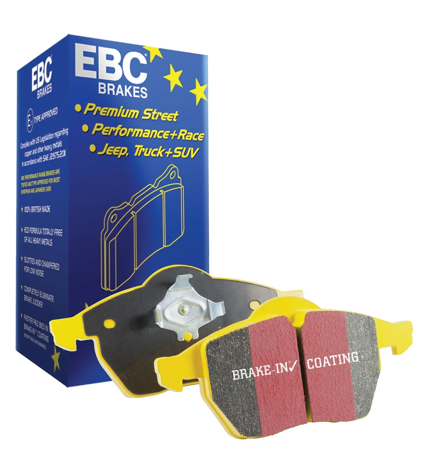 EBC Brakes DP41602R Yellowstuff Street And Track Brake Pads