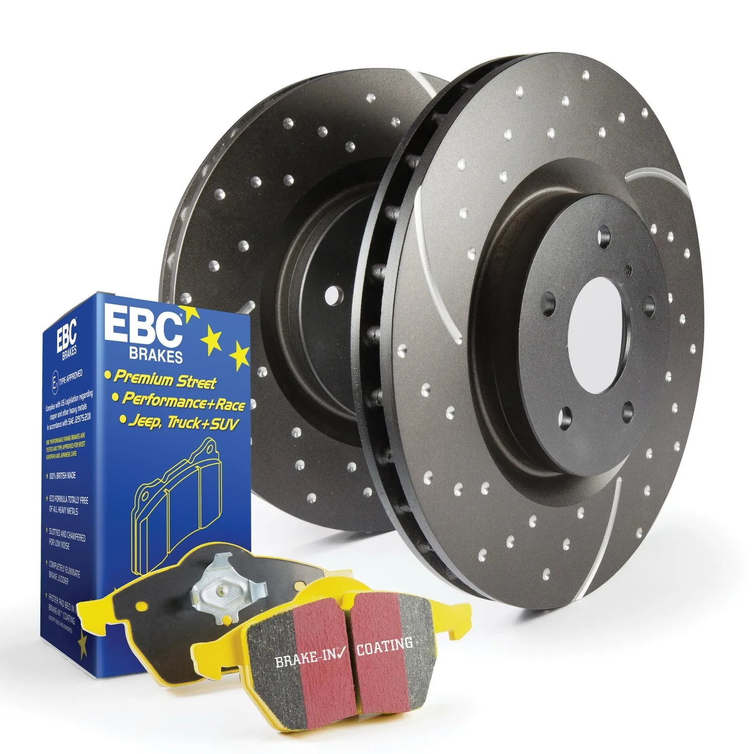 EBC Brakes S5KF1146 S5 Kits Yellowstuff And GD Rotors