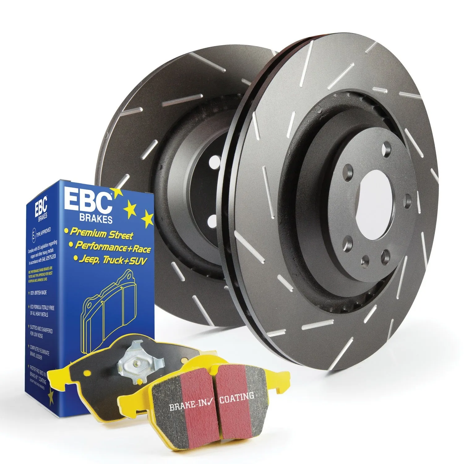 EBC Brakes S9KF1796 S9 Kits Yellowstuff and USR Rotors