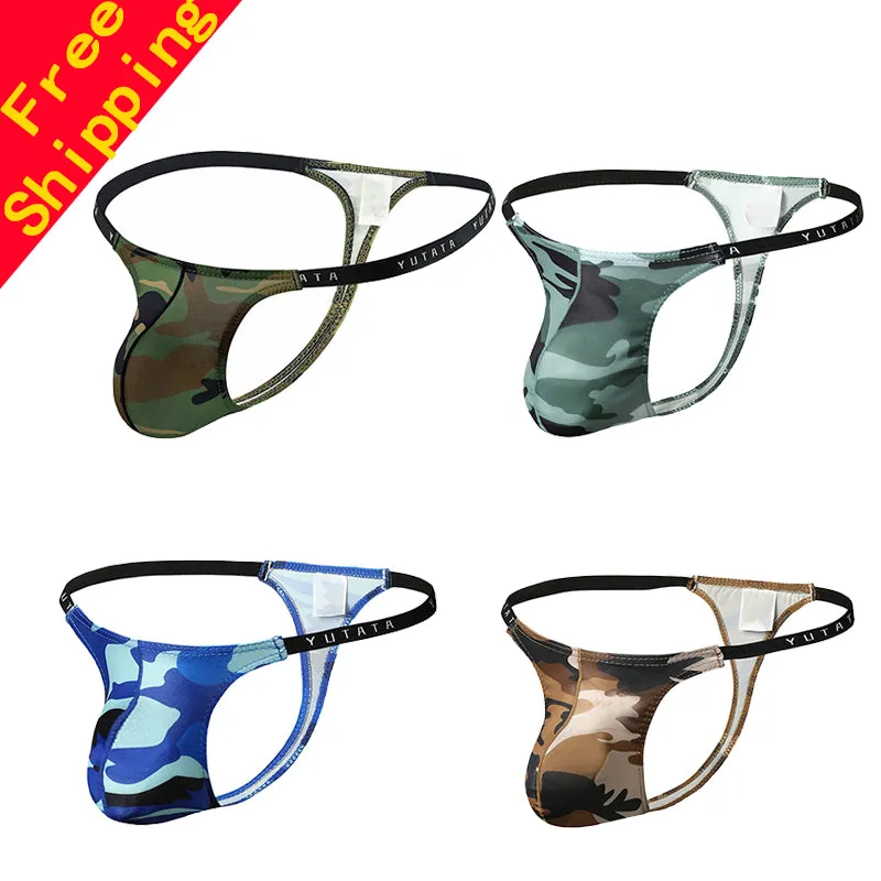 Fashion Sexy Camouflage Men's Thong