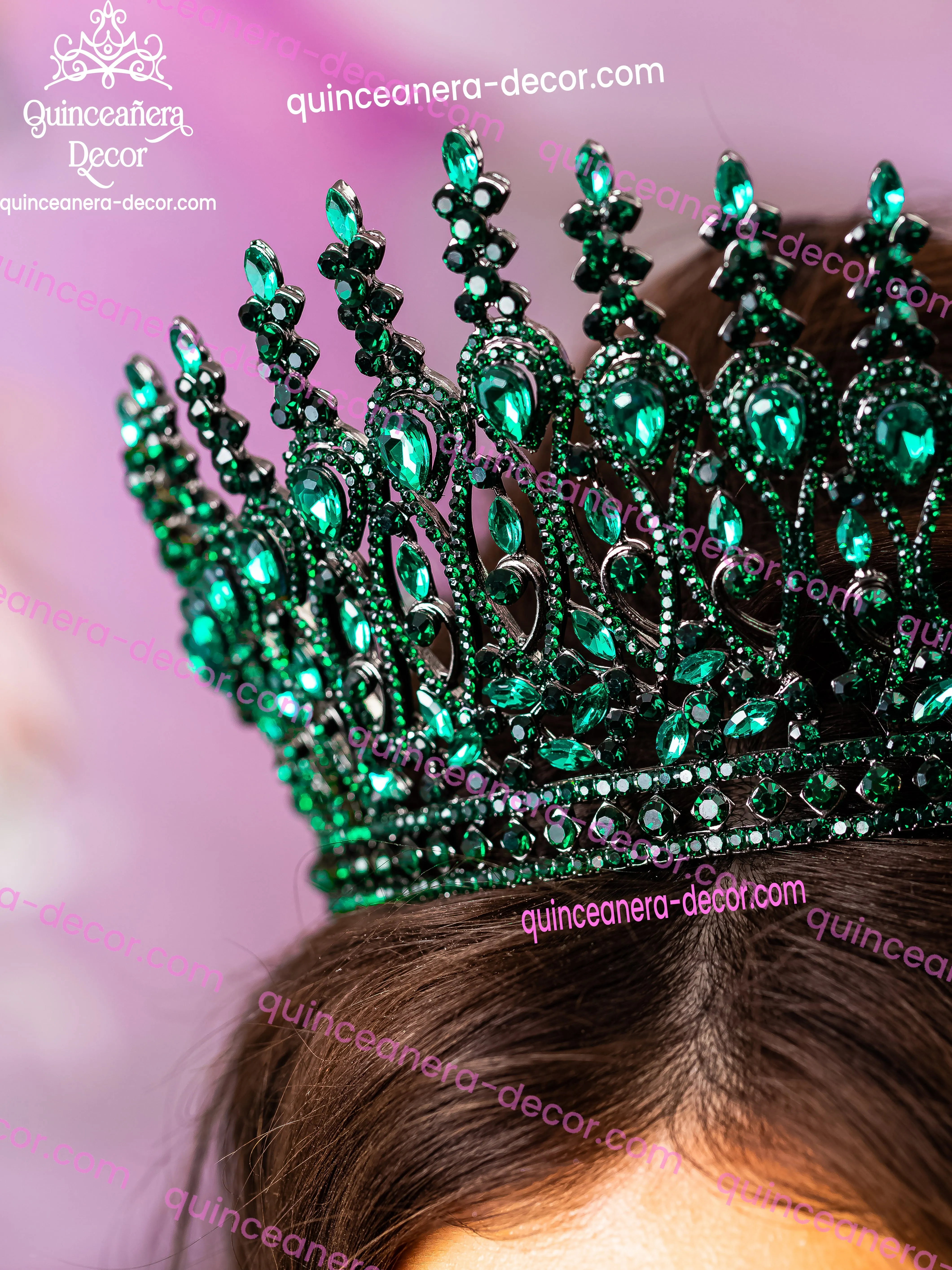 Green Quinceanera Corona