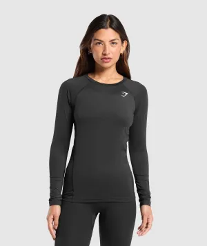 Gymshark Training Baselayer Long Sleeve Top - Black