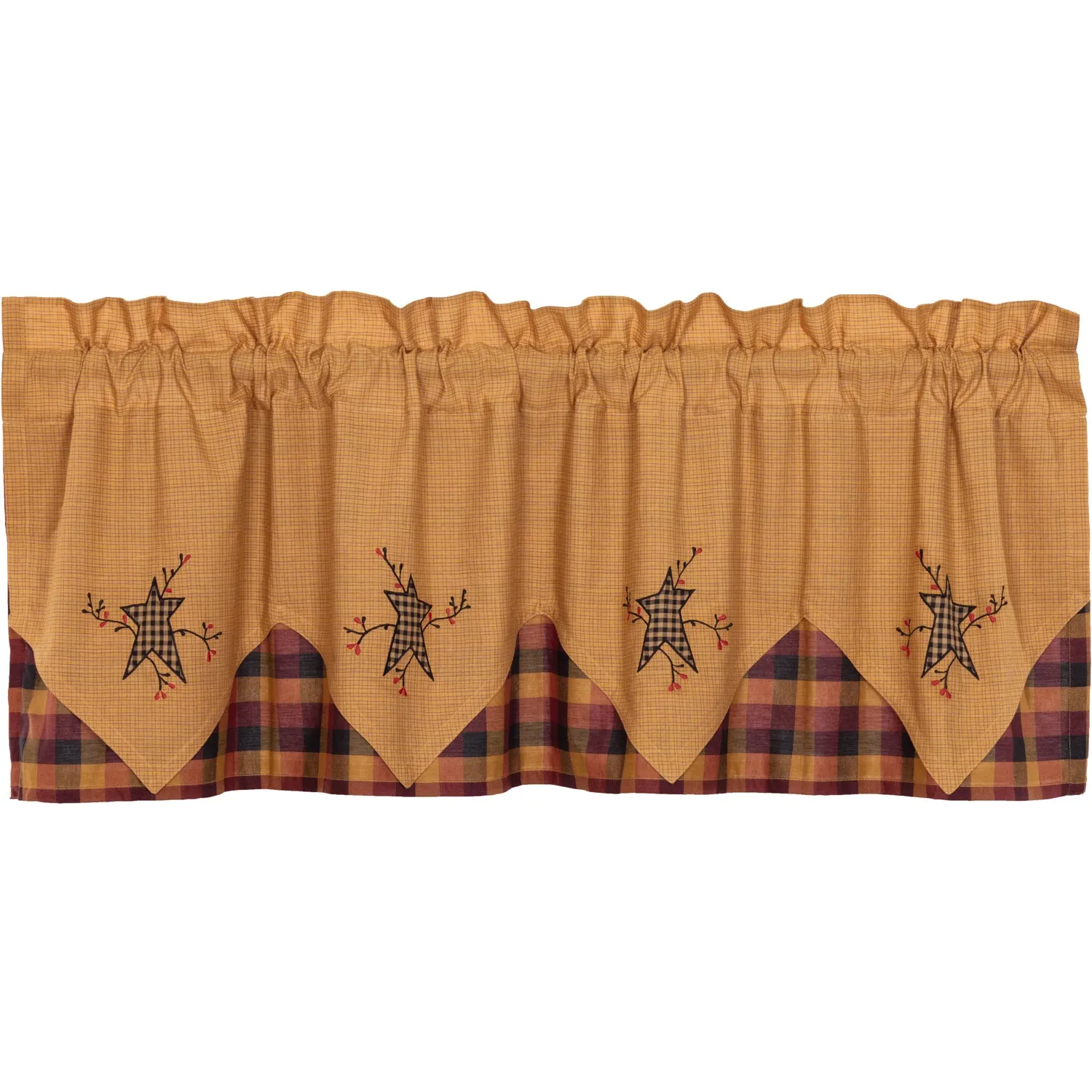 Heritage Farms Primitive Star and Pip Valance Layered