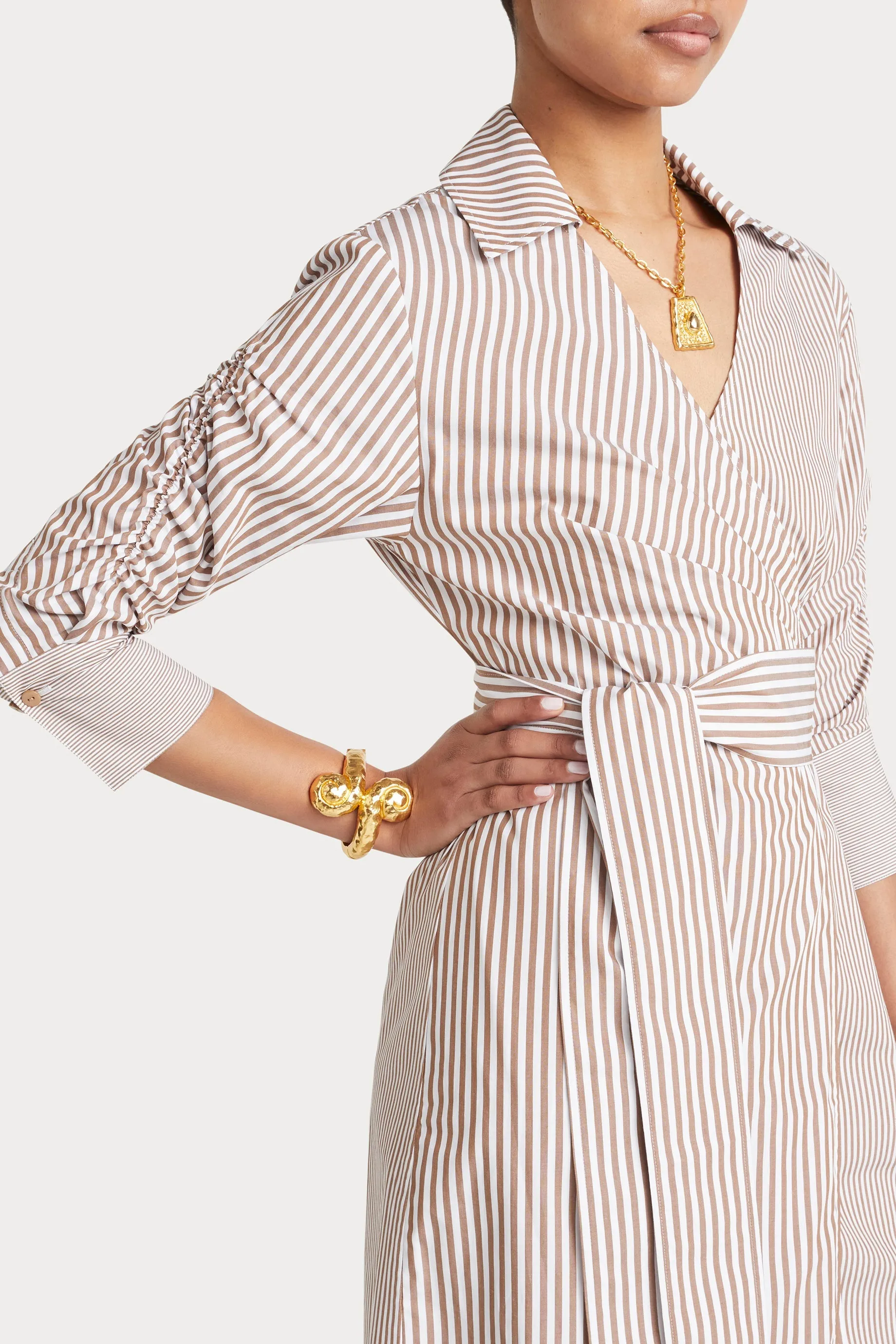 Husk CLEO DRESS - Stripe