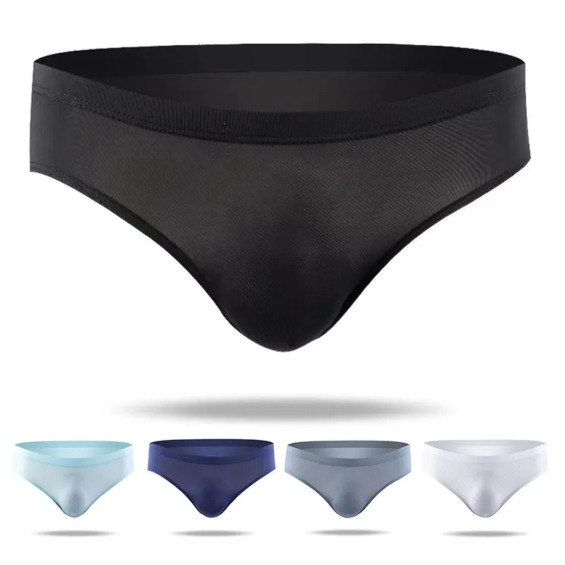 Ice Silk Fashion Sexy Men's Brief