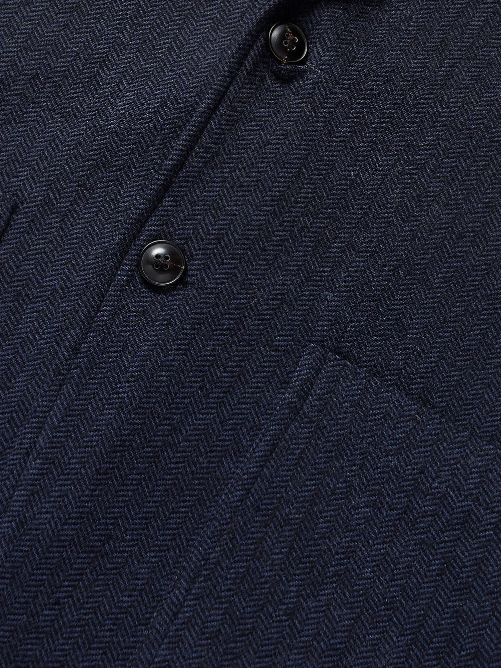 Inlet Herringbone Blazer in Navy Twilight Herringbone