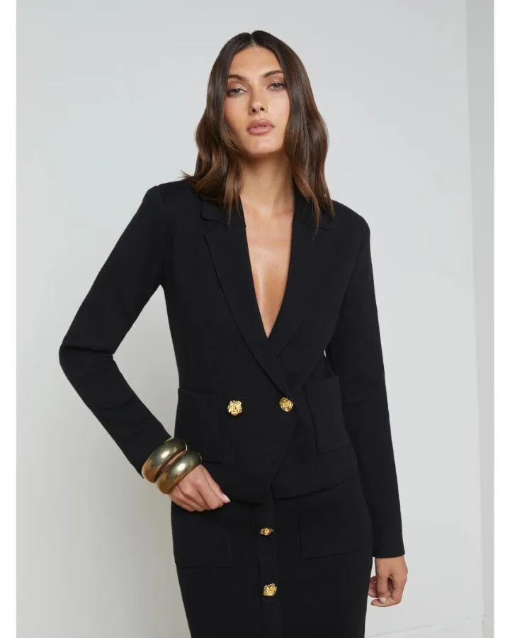 L'Agence Sofia Knit Blazer