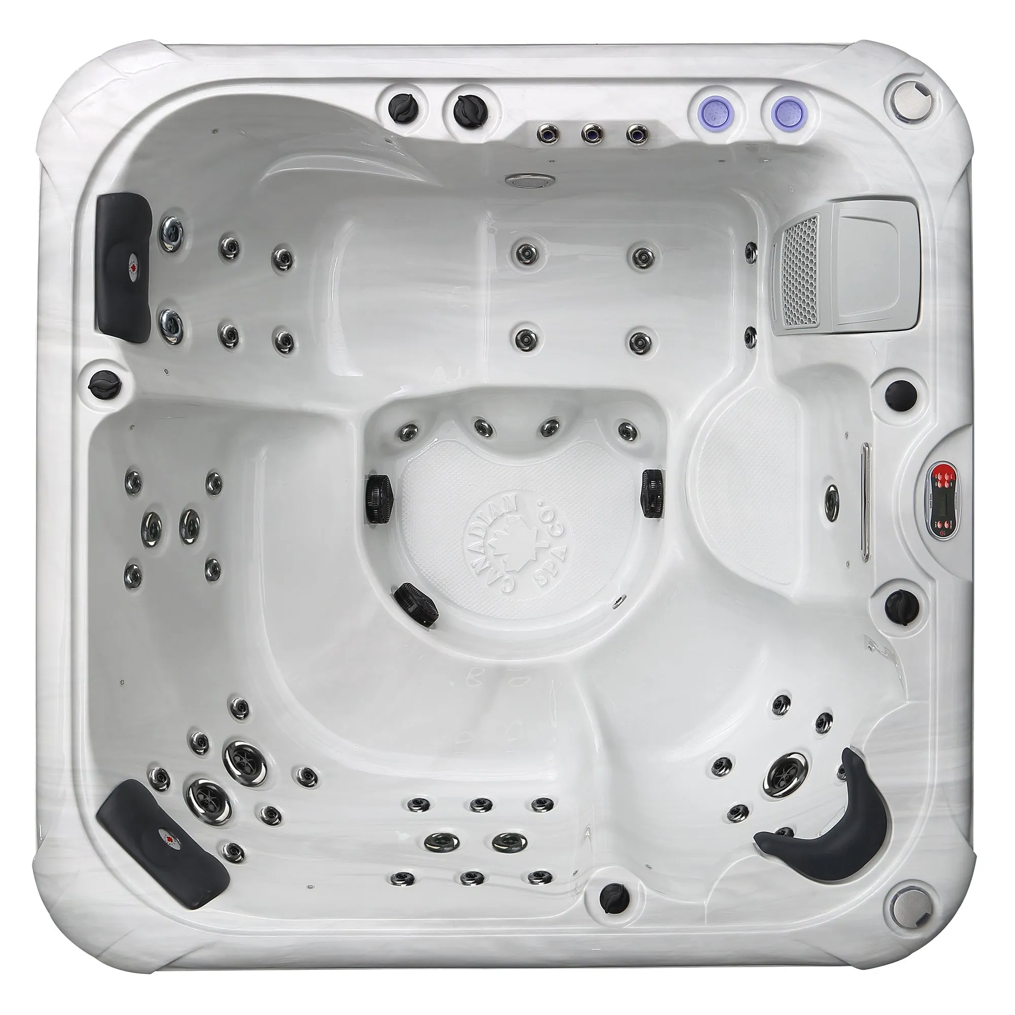 London AI Hot Tub | 6-Person 44-Jet | 213 x 213 cm