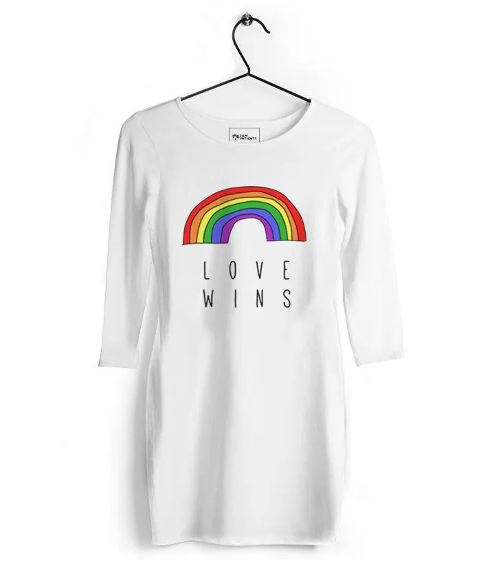 Love Wins Tshirt Dress