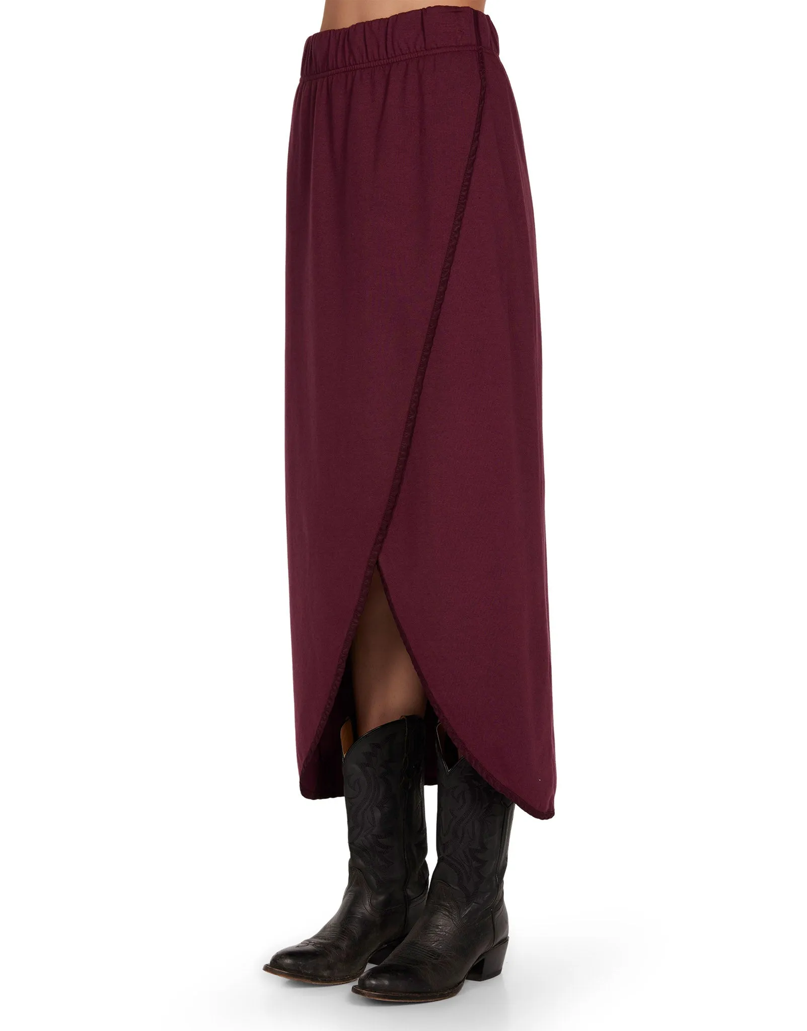 Milly Scallop Wrap Skirt