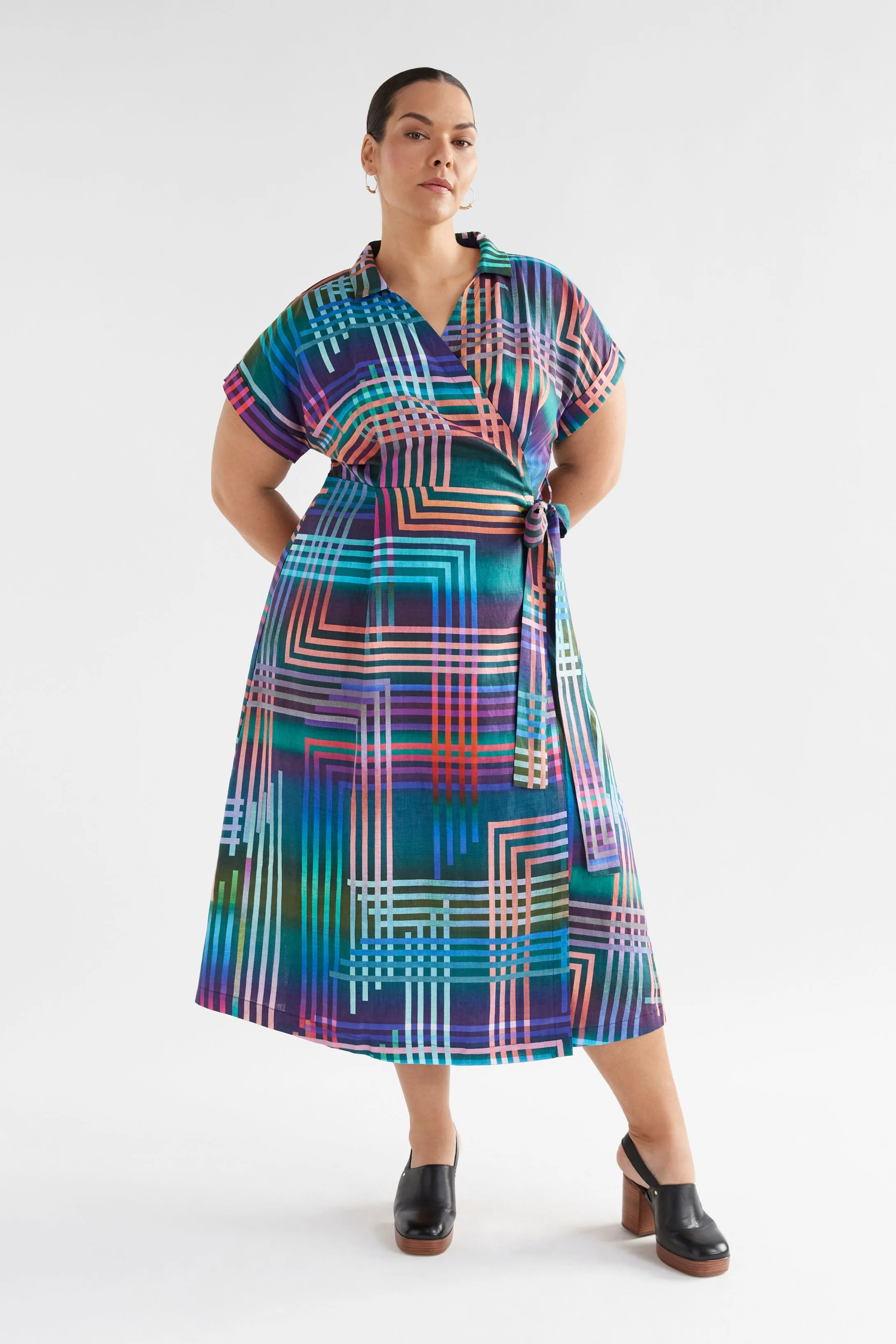 Minnen Print Wrap Dress