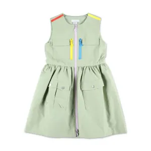 Multi Pocket Sleeveless Dress