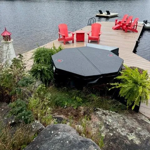 Muskoka AI Patio Spa | 5-Person 14-Jet | 188 x 188 cm