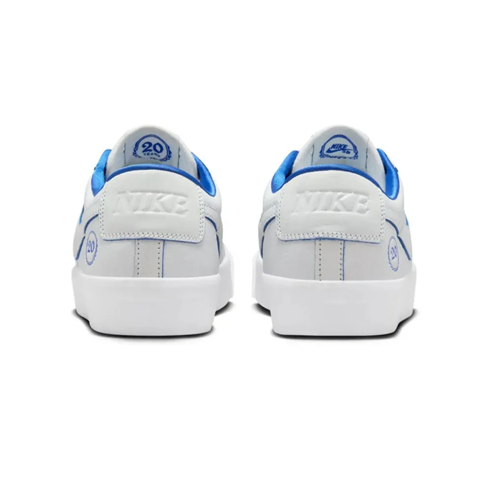 Nike SB - Blazer Low Pro GT Premium (Summit White/Summit White/White/Game Royal)