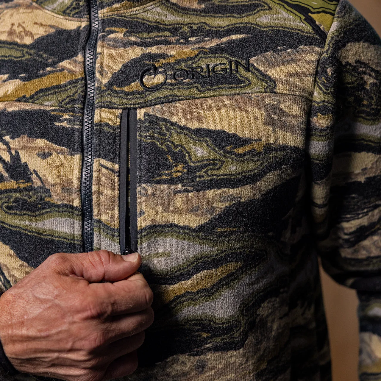 ORIGIN STEALTH WOOL® HOODED JACKET - ORIGIN RAPTOR® CAMO