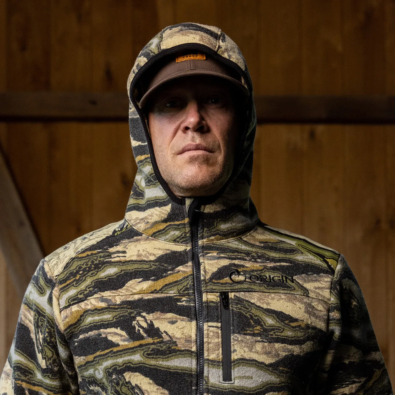 ORIGIN STEALTH WOOL® HOODED JACKET - ORIGIN RAPTOR® CAMO