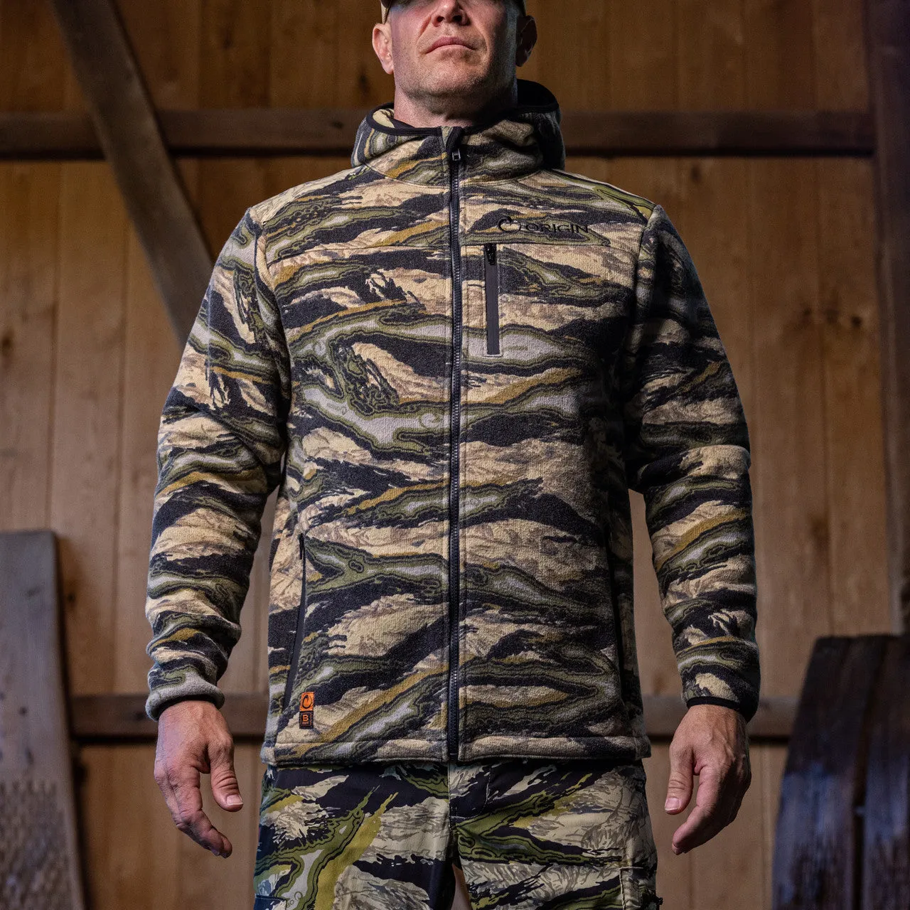 ORIGIN STEALTH WOOL® HOODED JACKET - ORIGIN RAPTOR® CAMO