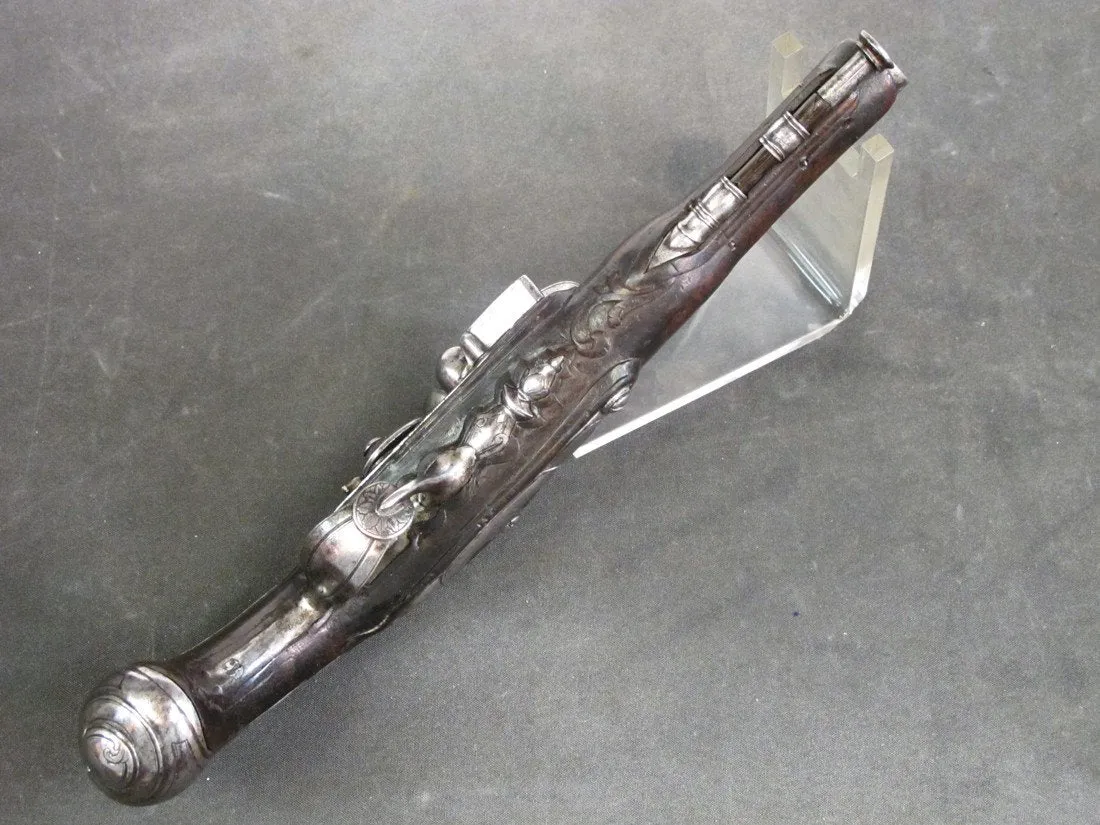 Original French Flintlock Pistol Circa 1750 - Quebec Connection