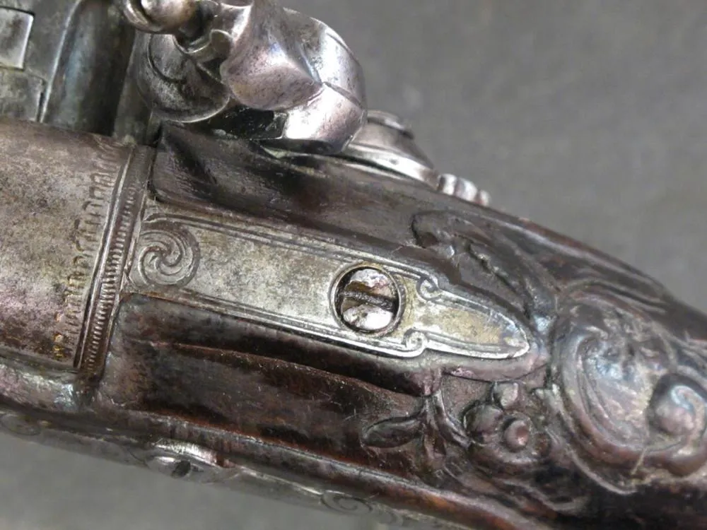 Original French Flintlock Pistol Circa 1750 - Quebec Connection