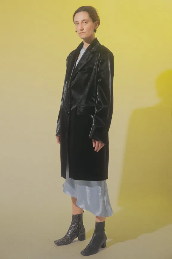 Oversize Overcoat - Obsidian