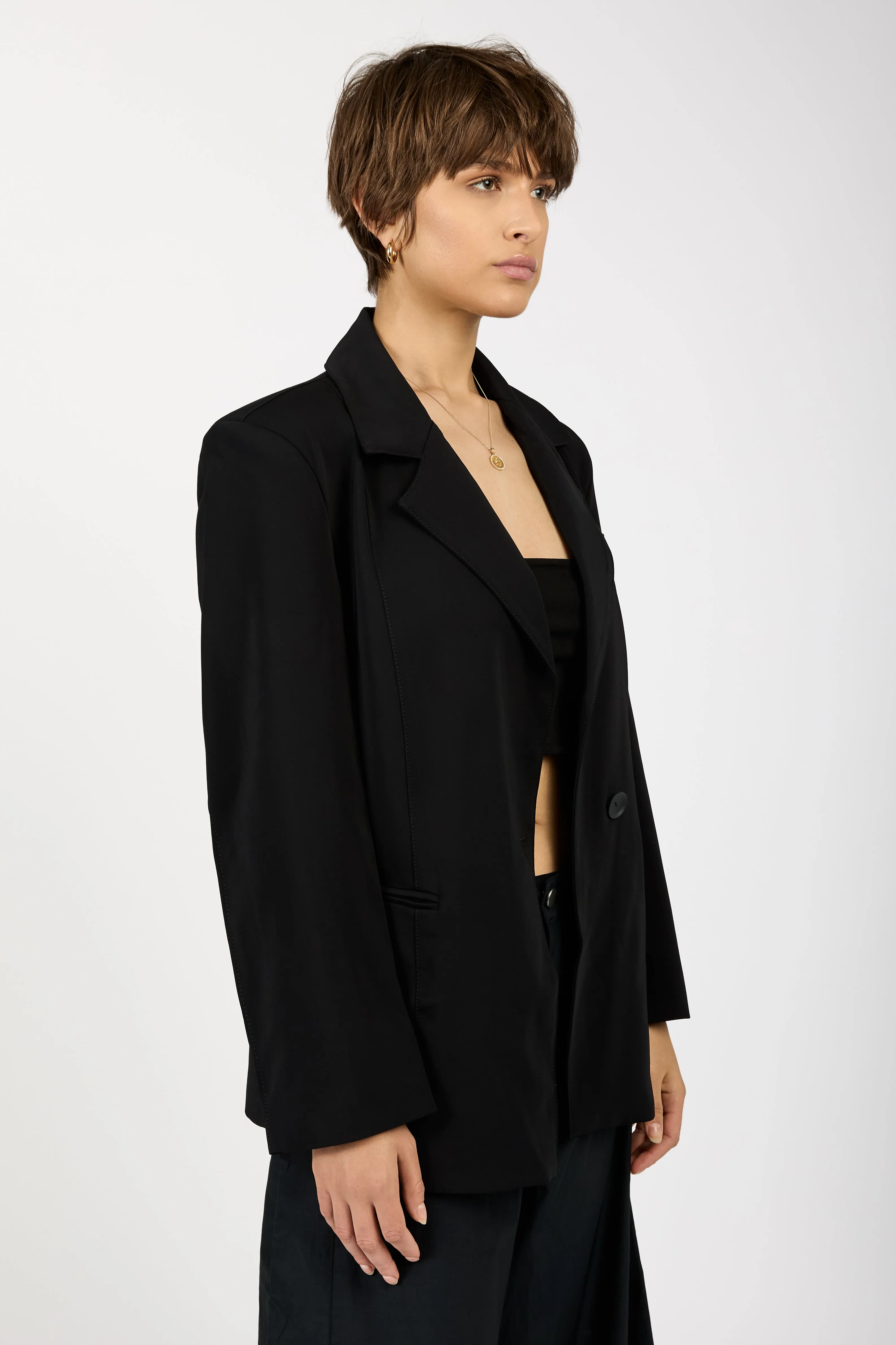 Oversized Blazer in Nero