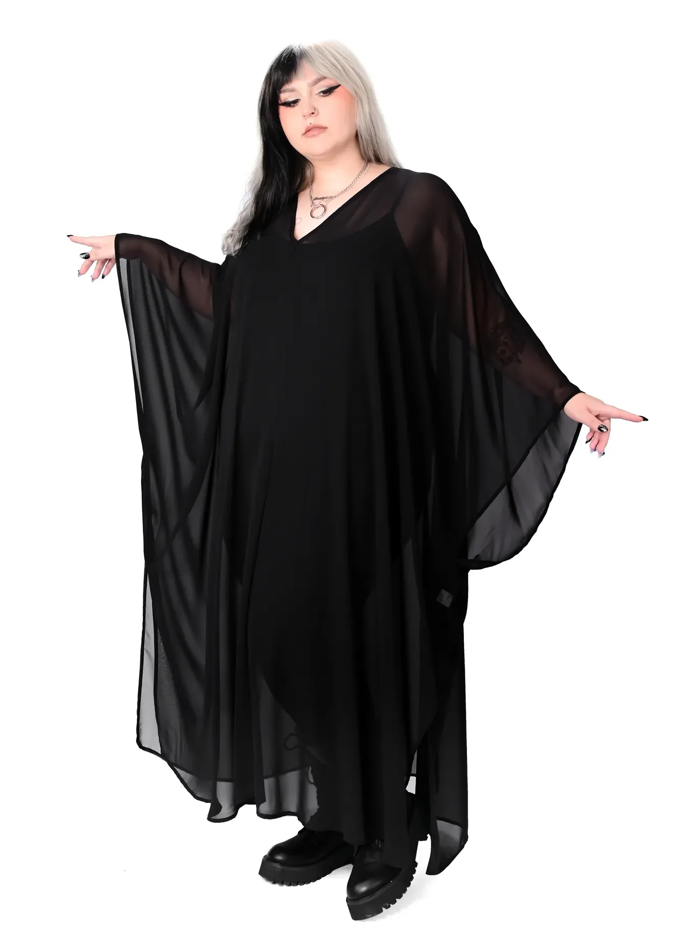 Petra Chiffon Flowing Kaftan