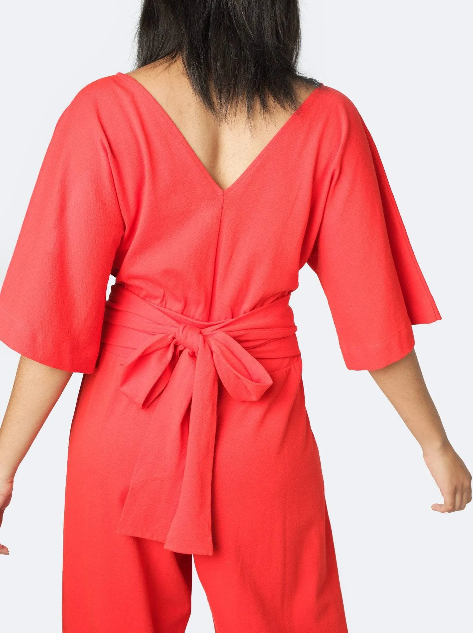 Rosario Flutter Sleeve Jumpsuit