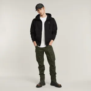 Rovic Zip 3D Regular Tapered Pants in Dark Bronze Green