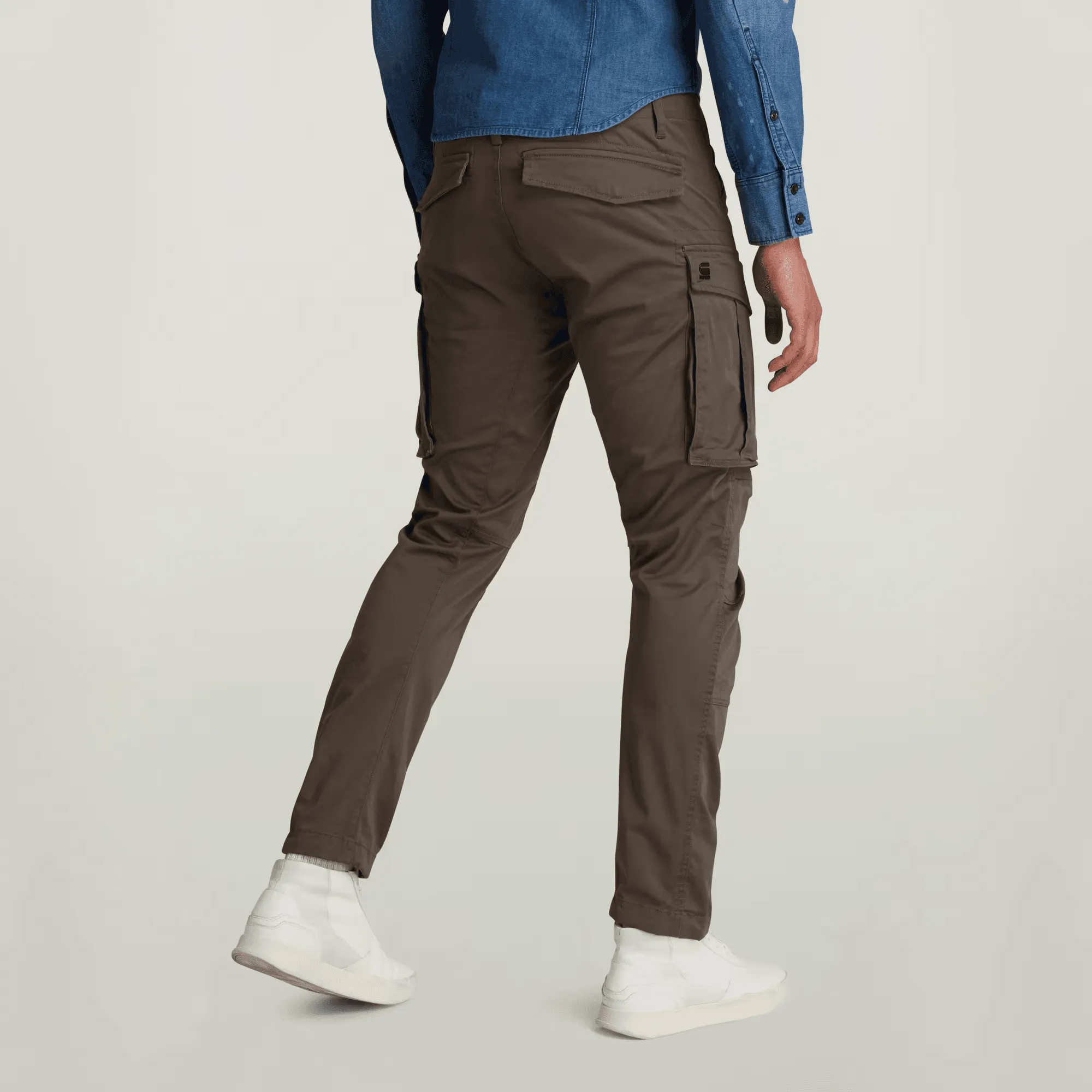 Rovic Zip 3D Regular Tapered Pants in Gs Grey