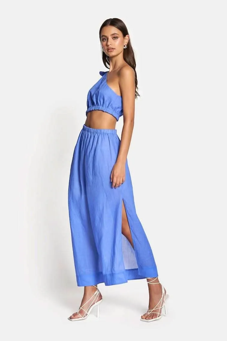 Sienna One Shoulder Cut Out Midi Dress