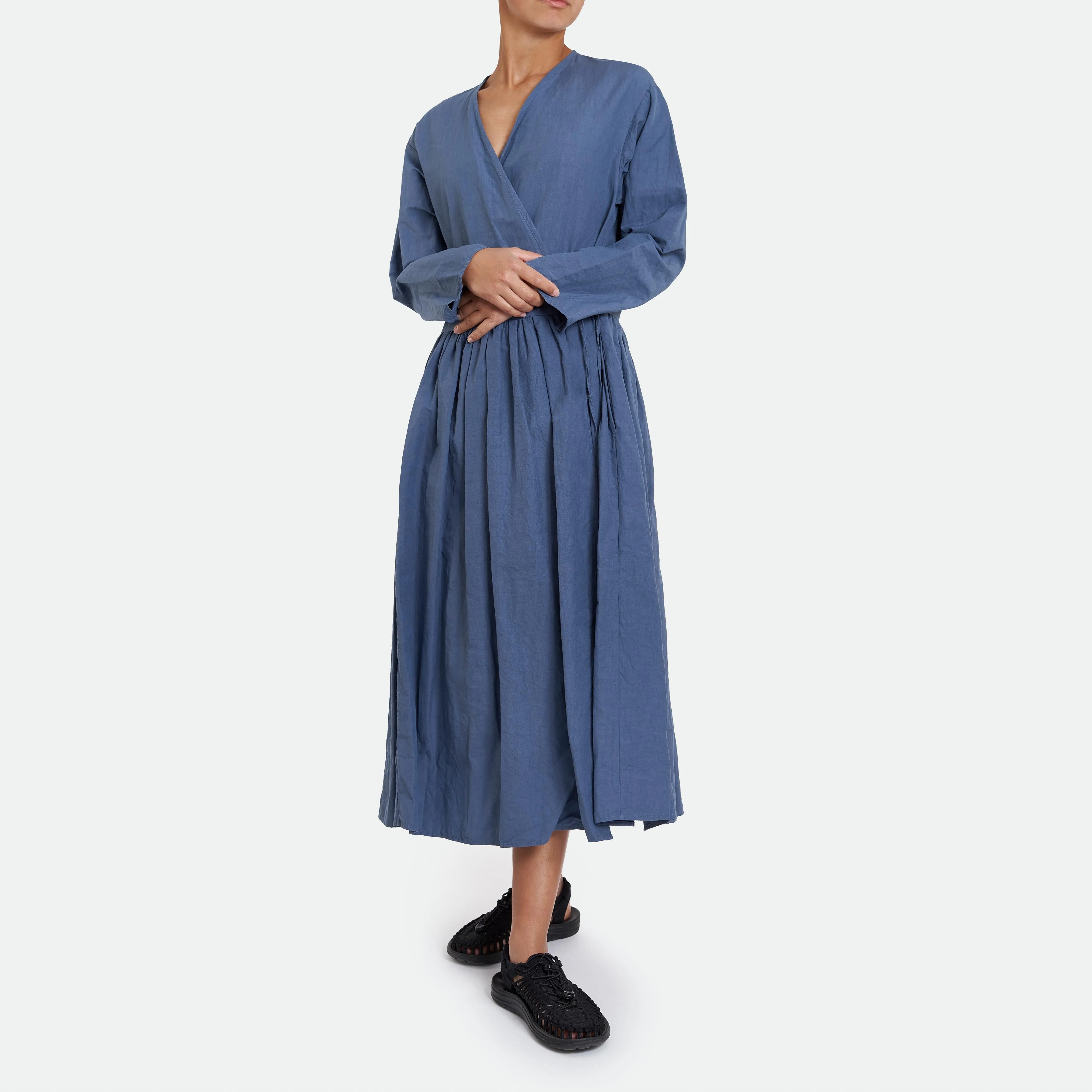 TOUJOURS - Robe Dress Indigo Blue